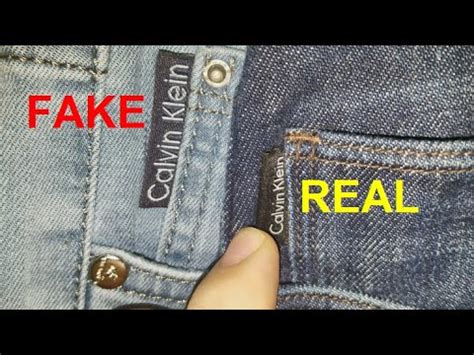 Real vs Fake Calvin Klein Jeans. How to spot counterfeit.